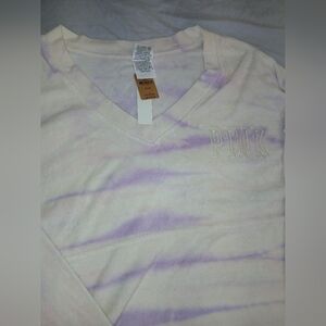 PINK Victoria's Secret Pastel Tie-Dye V-Neck